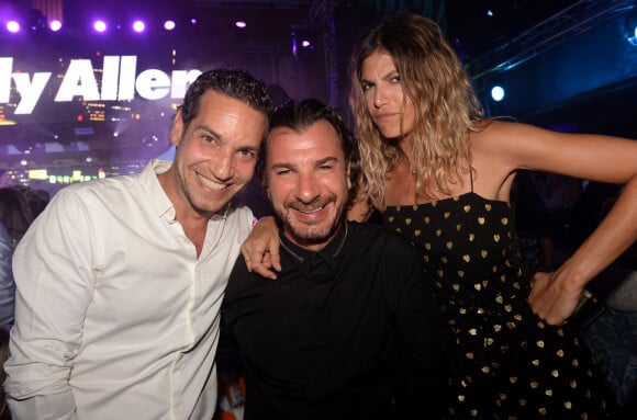 Benjamin Morgaine, Michaël Youn et son ex-compagne Isabelle Funaro - Soirée de la Summer Party des 50 ans du Byblos et des Caves du Roy à Saint-Tropez le 23 juillet 2017. © Rachid Bellak/Bestimage