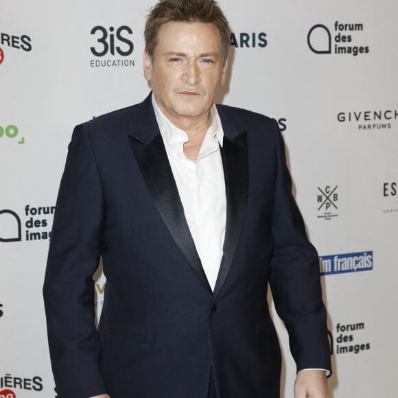 Benoît Magimel au photocall de la 28ème Cérémonie des Lumières de la presse internationale au Forum des Images à Paris le 16 janvier 2023. © Marc Ausset-Lacroix / Pierre Perusseau / Bestimage