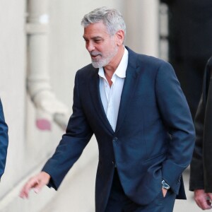 L'acteur George Clooney arrive à l'enregistrement du 20ème anniversaire du Jimmy Kimmel Show à Hollywood, Los Angeles, Californie, Etats-Unis, le 13 janvier 2023. Il avait été l'invité de la toute première émission il y a 20 ans !