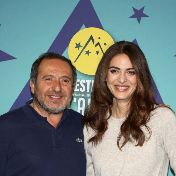 Patrick Timsit, Zineb Triki - 26e édition du Festival international du film de comédie de l'Alpe d'Huez, le 17 janvier 2023. © Dominique Jacovides / Bestimage