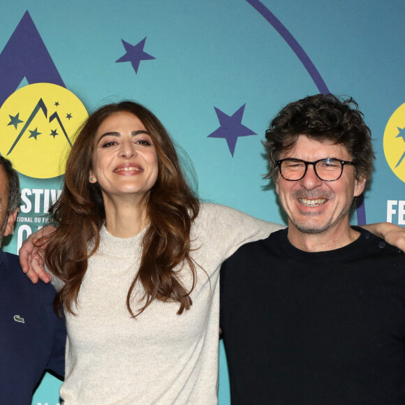 Patrick Timsit, Zineb Triki, Robin Sykes - 26e édition du Festival international du film de comédie de l'Alpe d'Huez, le 17 janvier 2023. © Dominique Jacovides / Bestimage