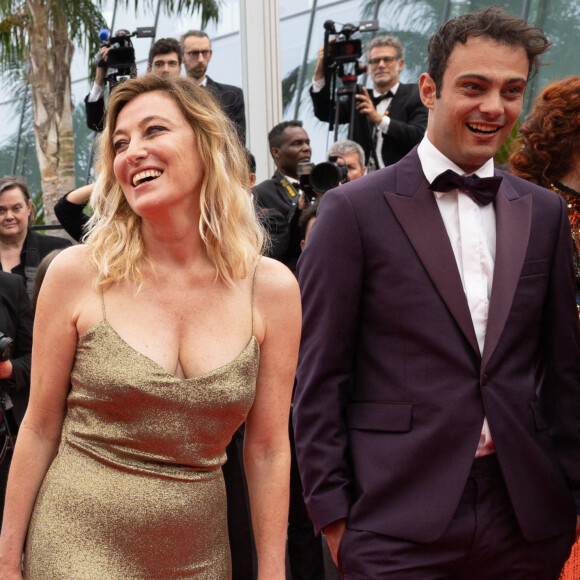 Valeria Bruni Tedeschi, Sofiane Bennacer - Montée des marches du film " Les Amandiers " lors du 75ème Festival International du Film de Cannes. Le 22 mai 2022 © Olivier Borde / Bestimage
