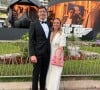 Cindy Poumeyrol et son mari Thomas à Cannes.