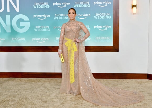 Jennifer Lopez à la première du film "Shotgun Wedding" au cinéma Grauman's Chinese Theatre (TCL Chinese Theatre) à Los Angeles, Californie, Etats-Unis, le 18 janvier 2023. 