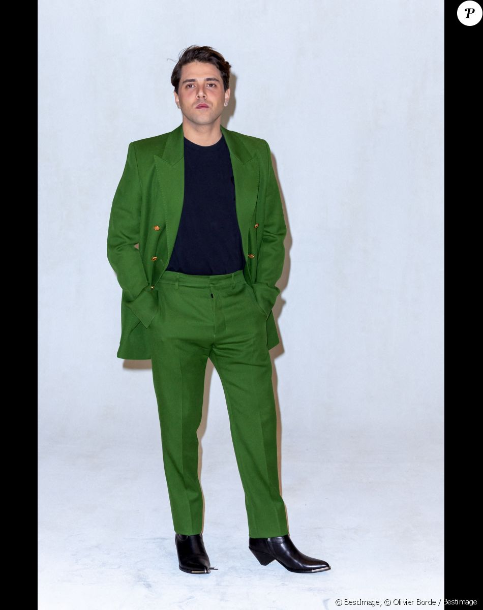 Xavier Dolan - Photocall du défilé de mode Hommes "AMI" prêt-à-porter automne-hiver 2023/2024 lors de la fashion week de Paris. Le 19 janvier 2023 © Olivier Borde / Bestimage