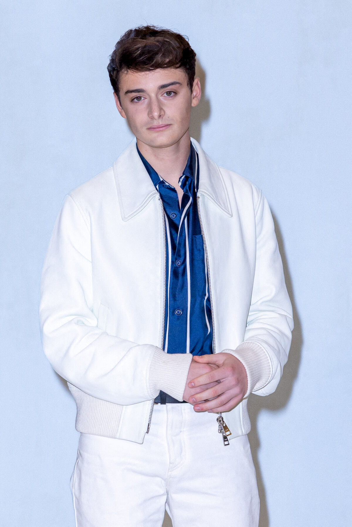 Photo : Noah Schnapp - Photocall du défilé de mode Hommes "AMI" prêt-à-porter automne-hiver 2023