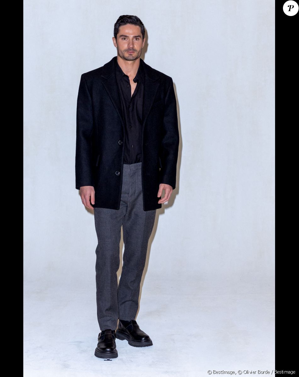 Kevin Harrington - Photocall du défilé de mode Hommes "AMI" prêt-à-porter automne-hiver 2023/2024 lors de la fashion week de Paris. Le 19 janvier 2023 © Olivier Borde / Bestimage