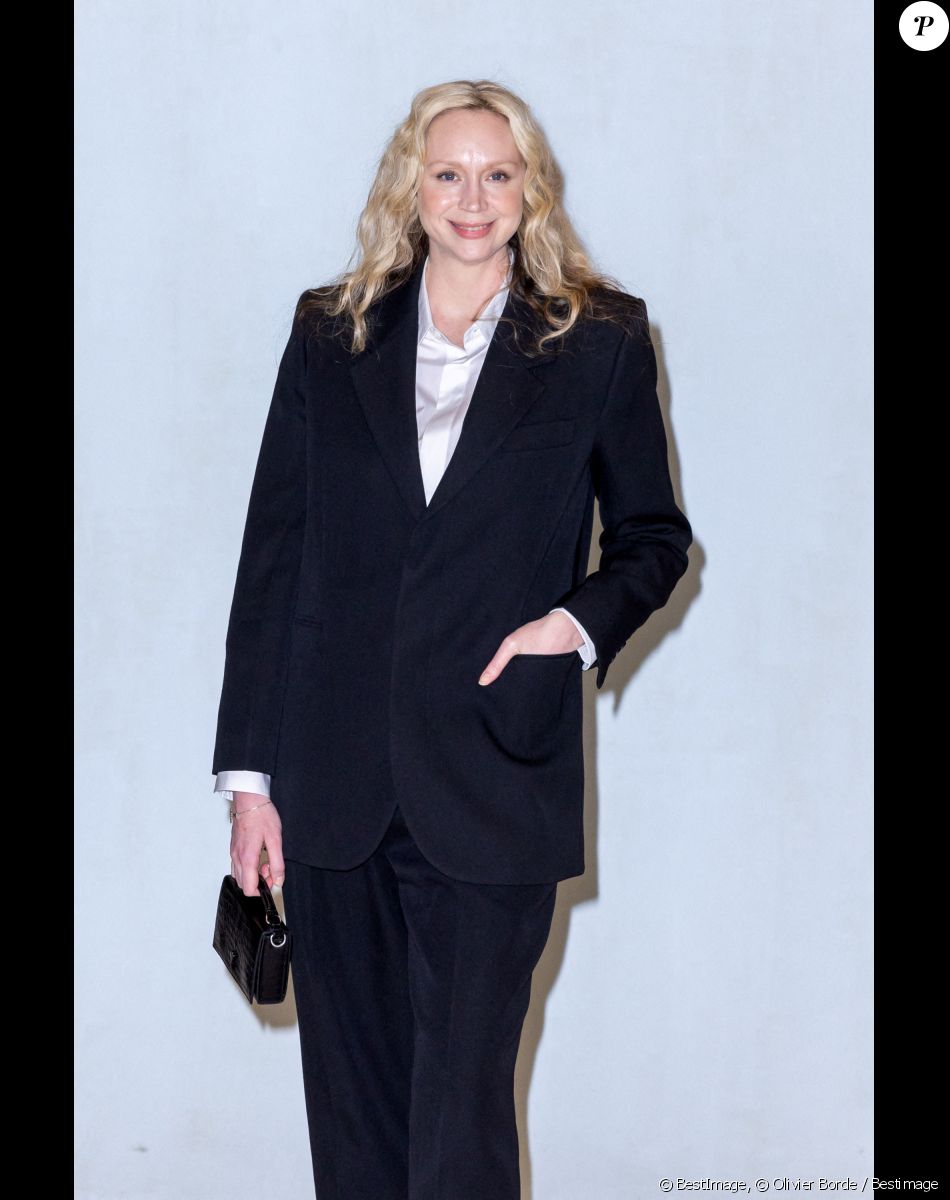 Gwendoline Christie - Photocall du défilé de mode Hommes "AMI" prêt-à-porter automne-hiver 2023/2024 lors de la fashion week de Paris. Le 19 janvier 2023 © Olivier Borde / Bestimage