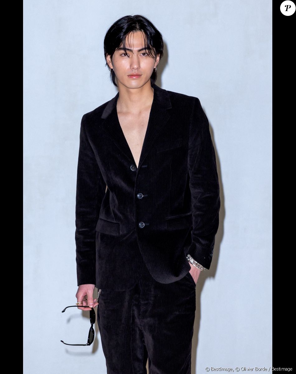 Shuzo Ohira - Photocall du défilé de mode Hommes "AMI" prêt-à-porter automne-hiver 2023/2024 lors de la fashion week de Paris. Le 19 janvier 2023 © Olivier Borde / Bestimage
