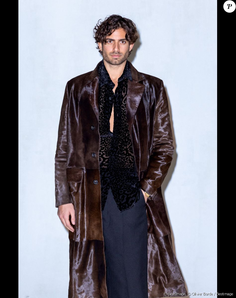 Andrew Georgiades - Photocall du défilé de mode Hommes "AMI" prêt-à-porter automne-hiver 2023/2024 lors de la fashion week de Paris. Le 19 janvier 2023 © Olivier Borde / Bestimage