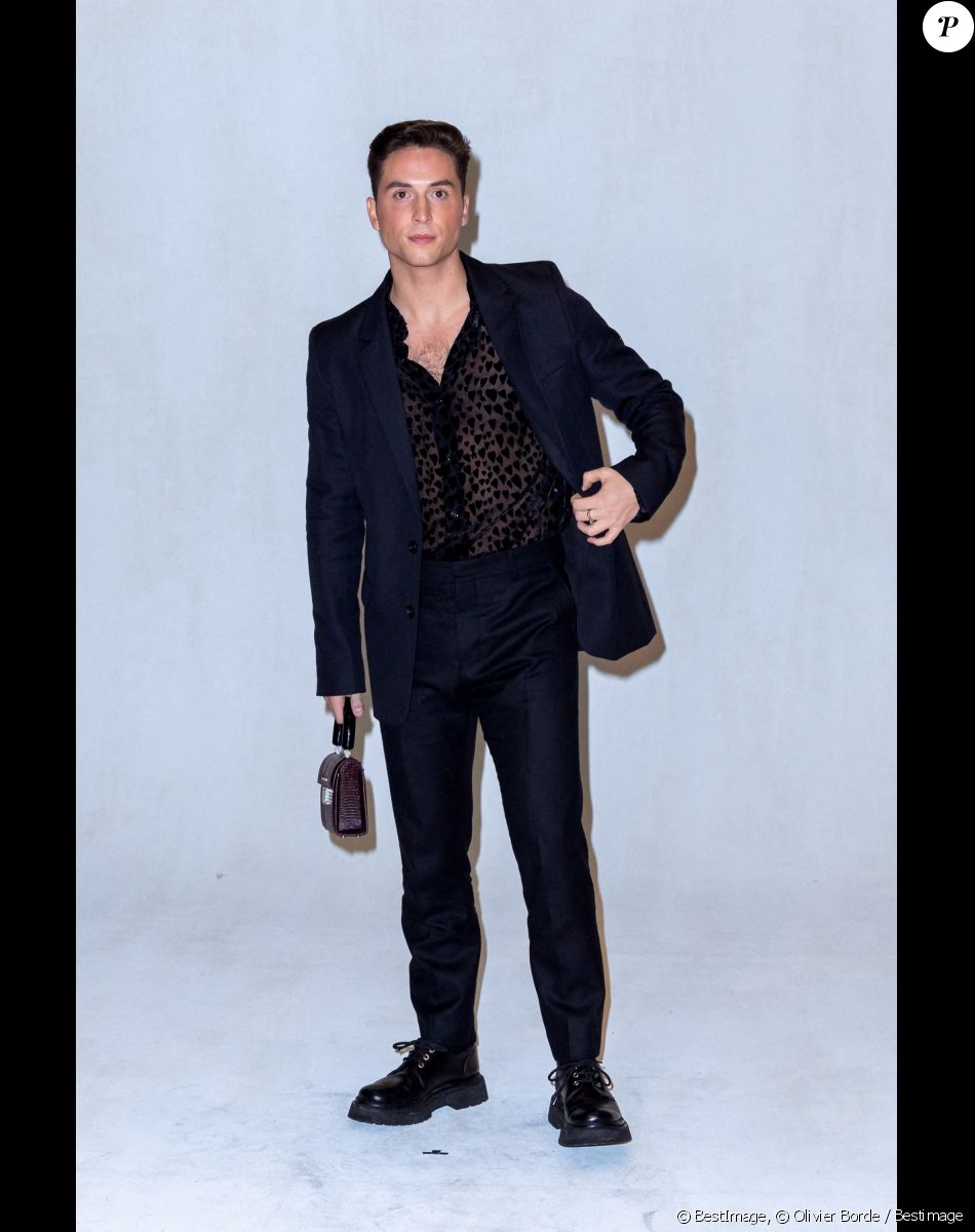 Benito Skinner - Photocall du défilé de mode Hommes "AMI" prêt-à-porter automne-hiver 2023/2024 lors de la fashion week de Paris. Le 19 janvier 2023 © Olivier Borde / Bestimage
