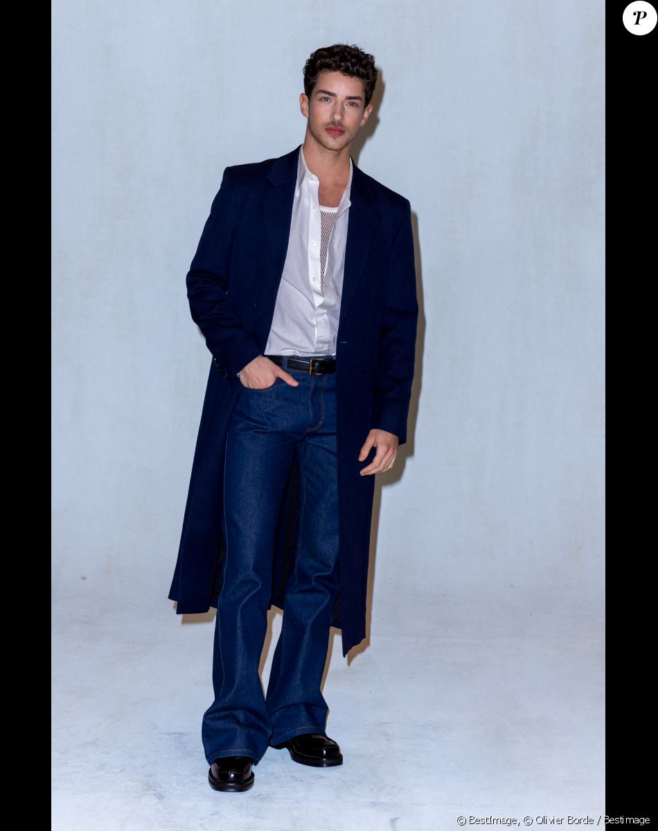 Manu Rios - Photocall du défilé de mode Hommes "AMI" prêt-à-porter automne-hiver 2023/2024 lors de la fashion week de Paris. Le 19 janvier 2023 © Olivier Borde / Bestimage
