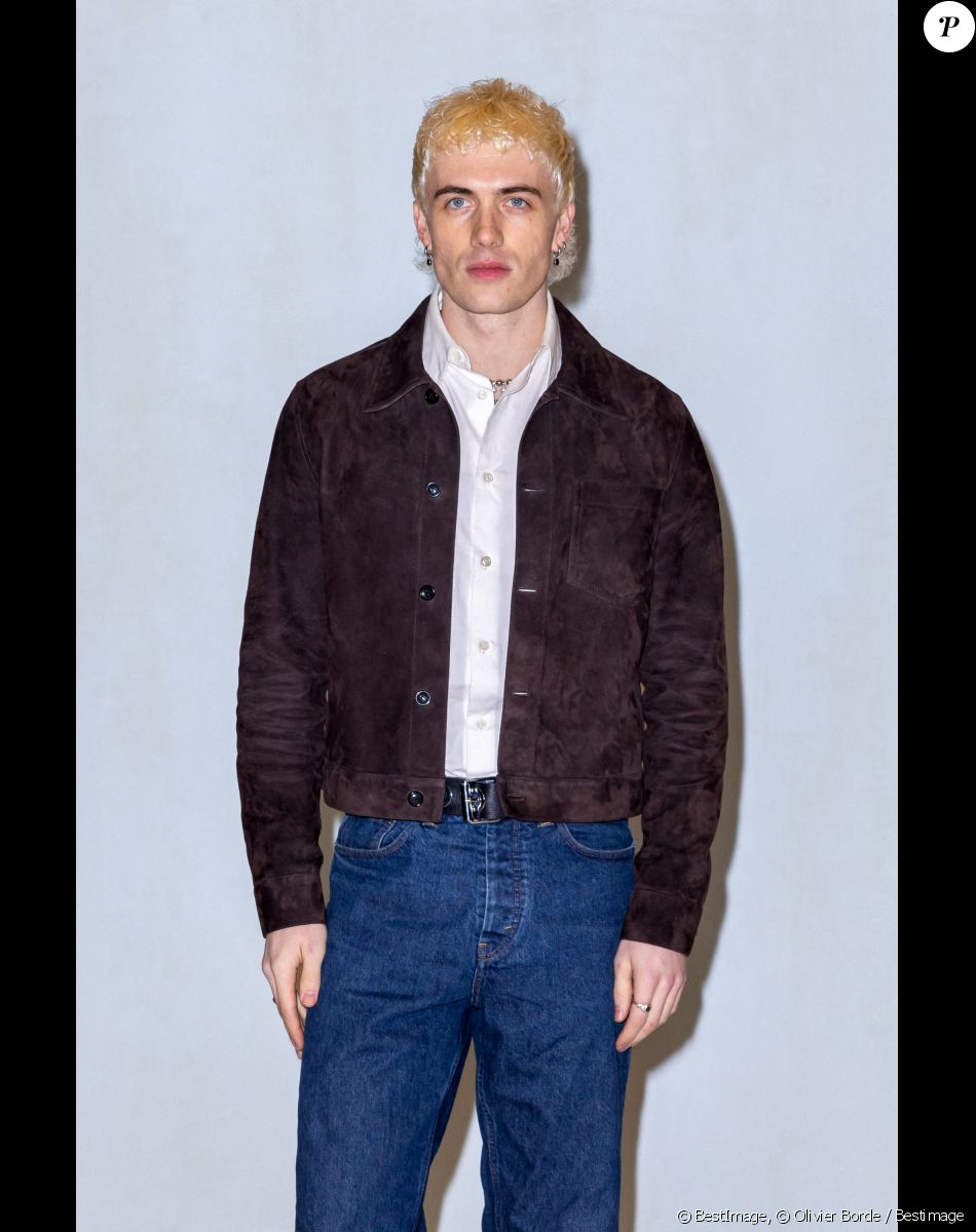 Tanner Reese - Photocall du défilé de mode Hommes "AMI" prêt-à-porter automne-hiver 2023/2024 lors de la fashion week de Paris. Le 19 janvier 2023 © Olivier Borde / Bestimage