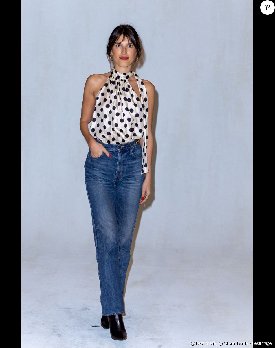 Jeanne Damas - Photocall du défilé de mode Hommes "AMI" prêt-à-porter automne-hiver 2023/2024 lors de la fashion week de Paris. Le 19 janvier 2023 © Olivier Borde / Bestimage