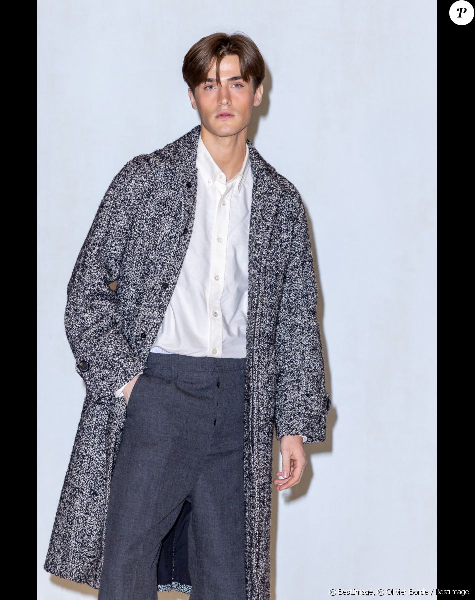 Karolis Inokaitis - Photocall du défilé de mode Hommes "AMI" prêt-à-porter automne-hiver 2023/2024 lors de la fashion week de Paris. Le 19 janvier 2023 © Olivier Borde / Bestimage