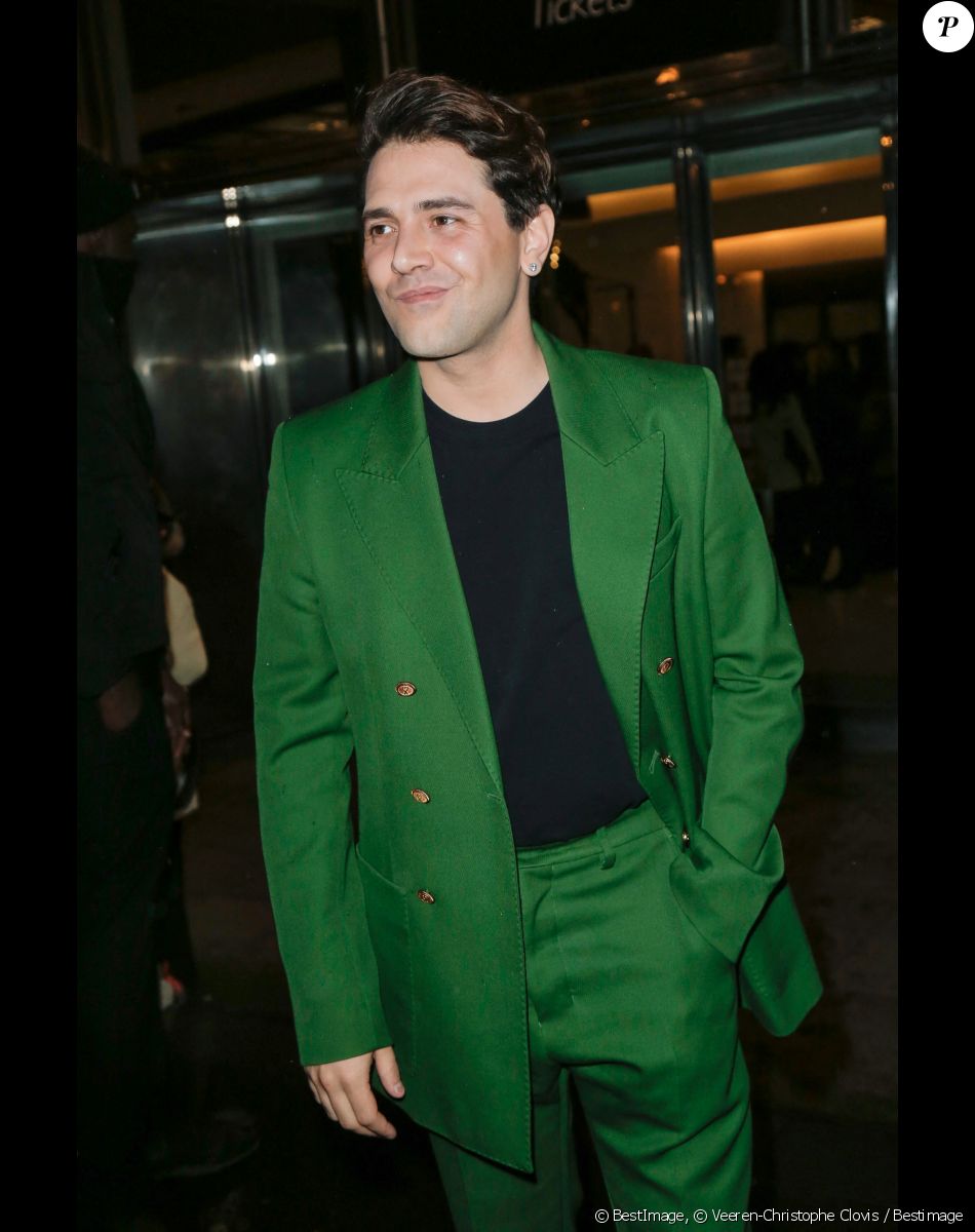 Xavier Dolan - Arrivées au défilé de mode Hommes "AMI" prêt-à-porter automne-hiver 2023/2024 lors de la fashion week de Paris. Le 19 janvier 2023 © Veeren-Christophe Clovis / Bestimage