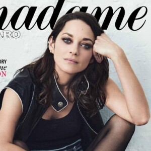 Marion Cotillard en couverture de "Madame Figaro", numéro du 20 janvier 2023.