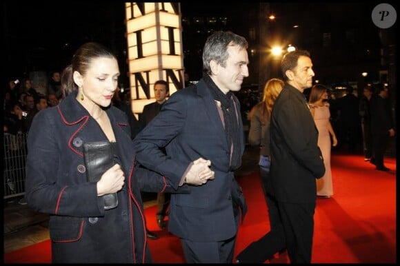 Daniel Day-Lewis et Rebecca Miller à la première de Nine, à Paris. 18/02/2010