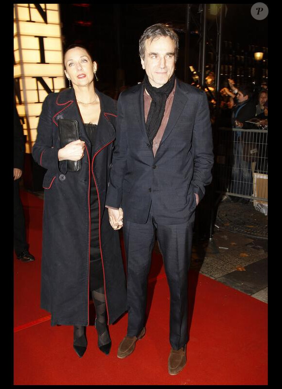Rebecca Miller et Daniel Day-Lewis à la première de Nine, à Paris. 18/02/2010
