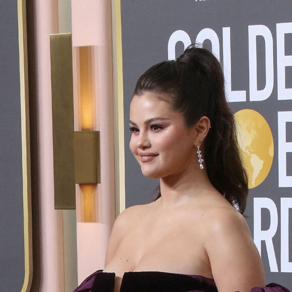 Selena Gomez au photocall de la 80ème cérémonie des Golden Globe, au "Beverly Hilton" à Los Angeles, le 10 janvier 2023.  Celebrities at the photocall of the 80th Golden Globe ceremony in Los Angeles, January 10th, 2023. 