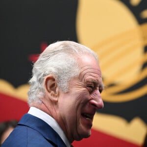 Le roi Charles III d'Angleterre visite la siège de Kellogg pour marquer les 100 ans de Kellogg au Royaume-Uni dans le quartier de Trafford Park à Stretford, Royaume Uni, le 20 janvier 2023. 