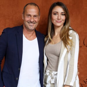 Roger Erhart et Delphine Wespiser au village (jour 10) lors des Internationaux de France de Tennis de Roland Garros à Paris, France. © Dominique Jacovides/Bestimage