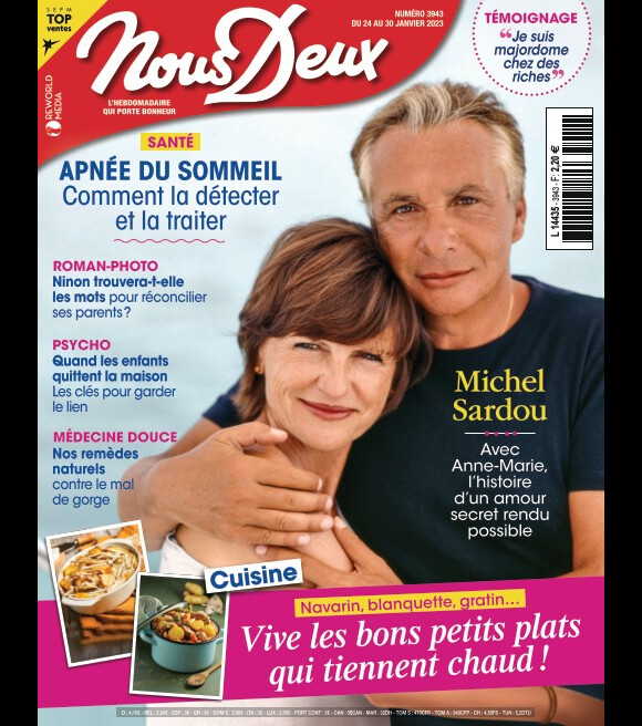 Couverture du magazine Nous Deux.