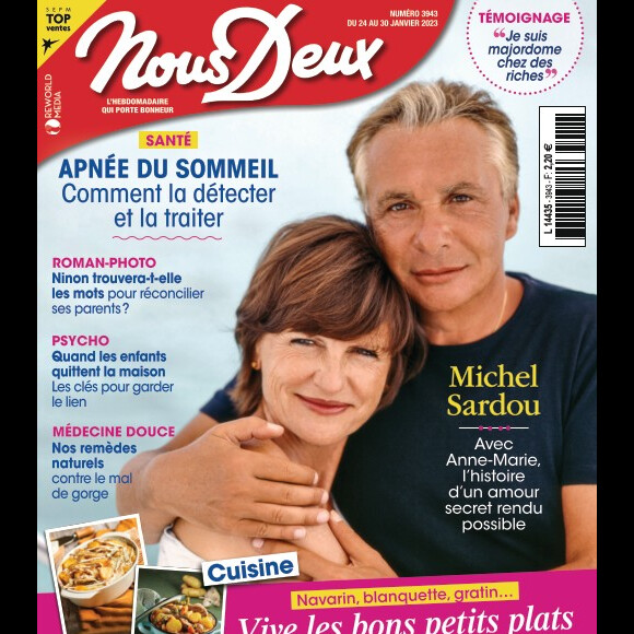 Couverture du magazine Nous Deux.
