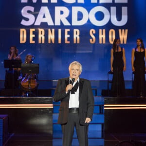 Exclusif - Michel Sardou - Enregistrement de l'émission "Dernier Show" de Michel Sardou, qui sera diffusée le 21 octobre en prime time sur France 2, au Palais des Sports à Paris. © Pierre Perusseau / Bestimage