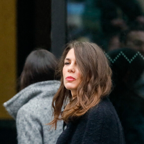 Charlotte Casiraghi - Arrivées au défilé Chanel Haute Couture printemps / été 2023 lors de la fashion week à Paris le 24 janvier 2023. © Christophe Clovis / Veeren / Bestimage 