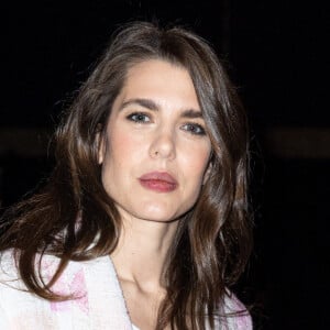 Charlotte Casiraghi - Front Row au deuxième défilé de mode Haute-Couture Chanel au Grand Palais Éphémère lors de la Fashion Week Printemps-été 2023 de Paris, France, le 24 janvier 2023. © Olivier Borde/Bestimage 