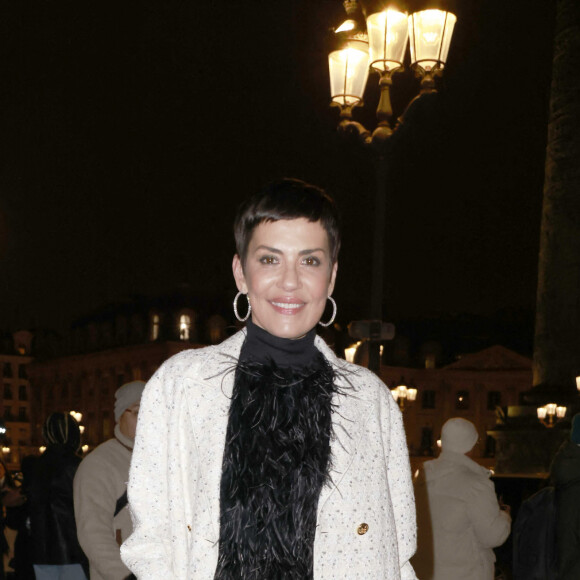 Cristina Cordula - Arrivées au défilé Giambattista Valli Haute Couture printemps / été 2023 lors de la fashion week à Paris le 23 janvier 2023. © Christophe Aubert via Bestimage 