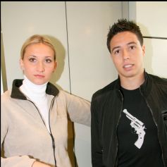 Tatiana Golovin et Samir Nasri à Roland Garros en 2009.