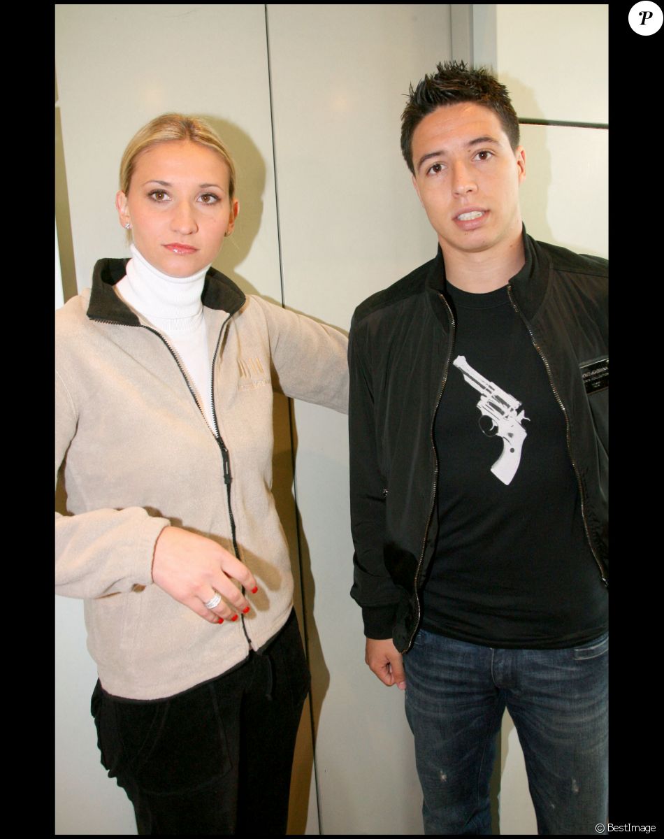 Tatiana Golovin et Samir Nasri à Roland Garros en 2009.