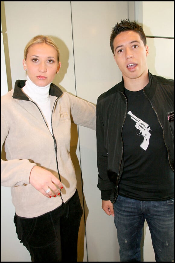 Tatiana Golovin et Samir Nasri à Roland Garros en 2009.