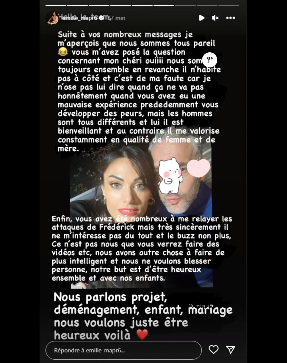 Emilie (Mariés au premier regard) dévoile une première photo avec son nouveau compagnon - Instagram