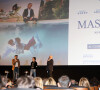 Nicolas Bedos et Marine Vatch lors de la présentation du film "Mascarade" au cinéma UGC Ciné Cité de Bordeaux, le 21 octobre 2022. © Jean-Marc Lhomer/Bestimage