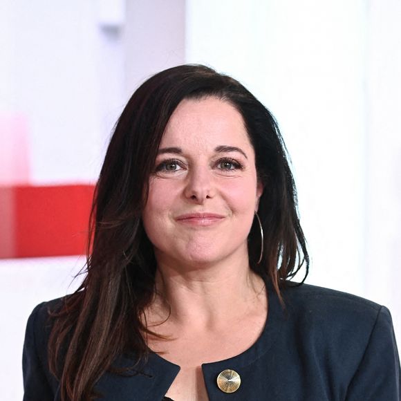 Exclusif - Laure Calamy lors de l'enregistrement de l'émission "Vivement dimanche" au studio Gabriel, présentée par M.Drucker et diffusée sur France 3 le 15 janvier 2023. Paris, le 6 janvier 2023. © Guillaume Gaffiot / Bestimage 