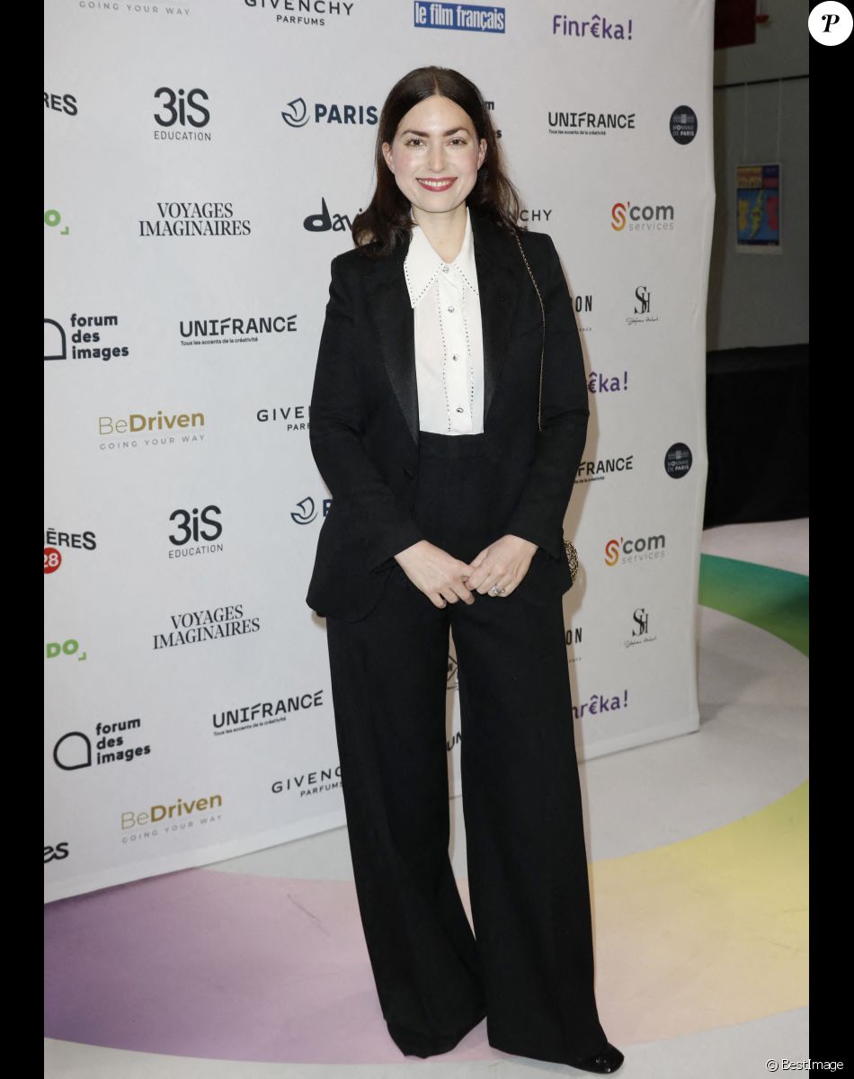 Rebecca Zlotowski au photocall de la 28ème Cérémonie des Lumières de la presse internationale au Forum des Images à Paris le 16 janvier 2023. © Marc Ausset-Lacroix / Pierre Perusseau / Bestimage