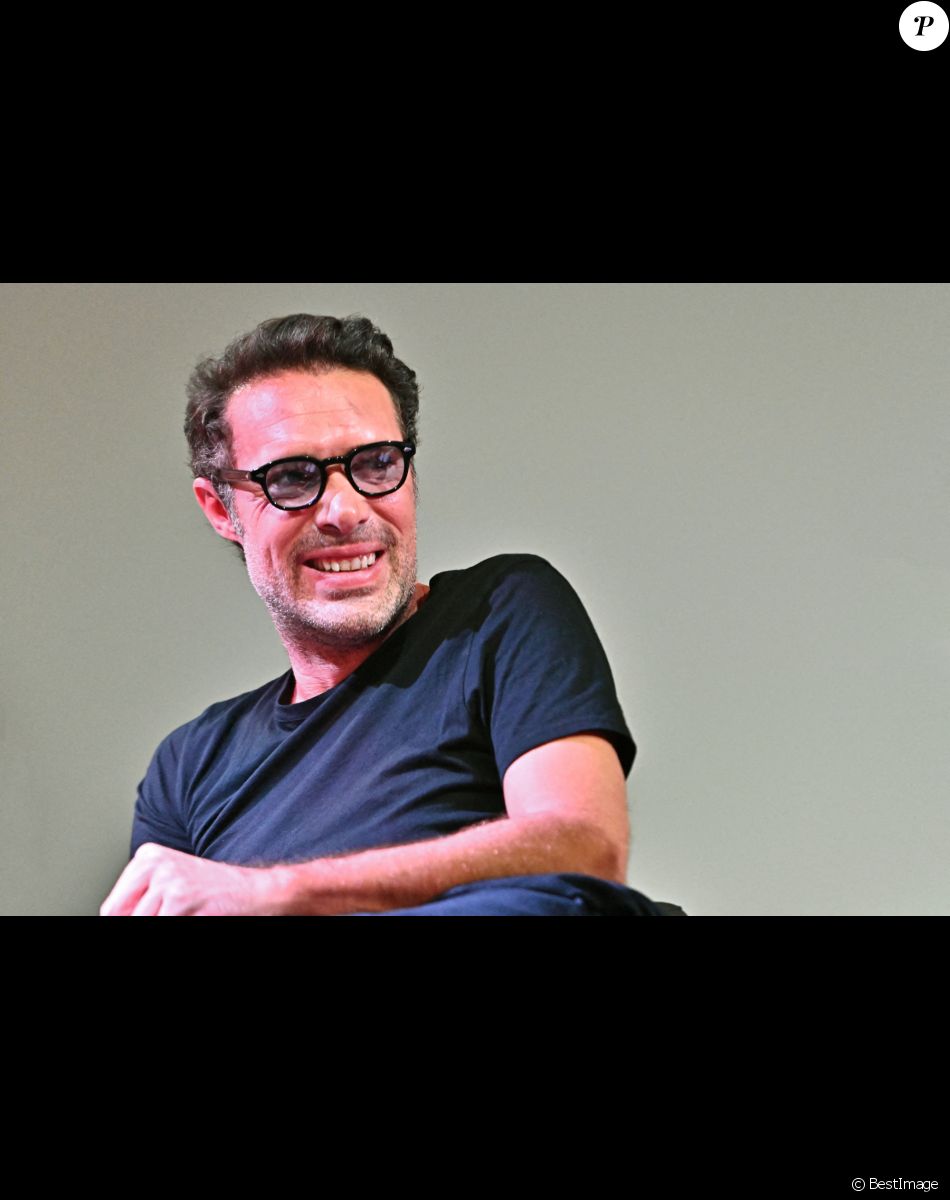 Nicolas Bedos, le président du Jury de la 3eme édition du Festival Cinéroman, à la salle de l'Artistique à Nice, le 22 octobre 2021.