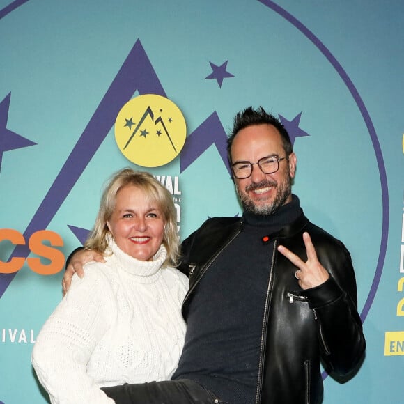 Valérie Damidot, Jarry - Photocall de la cérémonie de clôture du 26e Festival de l'Alpe d'Huez le 21 janvier 2023. © Dominique Jacovides/Bestimage