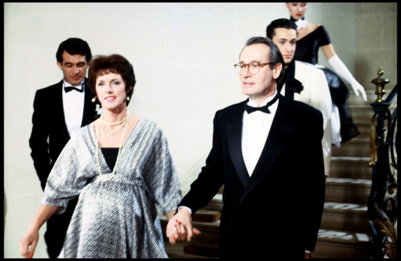 Anny Duperey et Bernard Le Coq, au sept d'or de la meilleure comédienne dans une "famille formidable" en 1995.