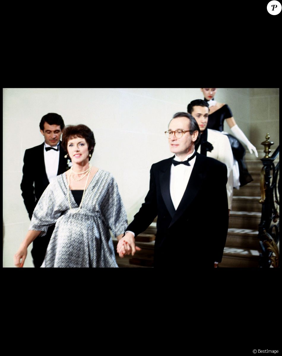 Anny Duperey et Bernard Le Coq, au sept d'or de la meilleure comédienne dans une "famille formidable" en 1995.