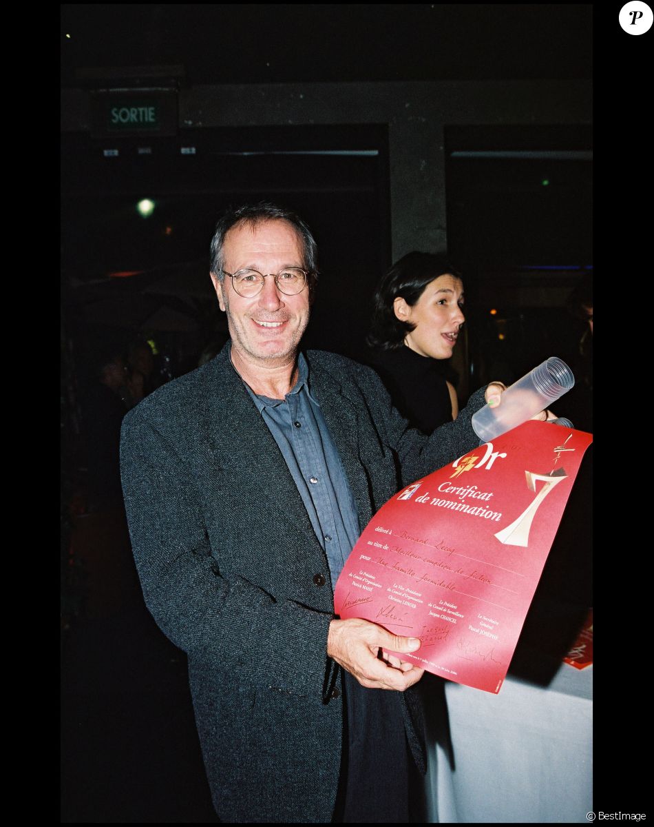 Bernard Le Coq lors de la soirée en l'honneur des nominés aux " 7 d'or" le 17 octobre 2000.