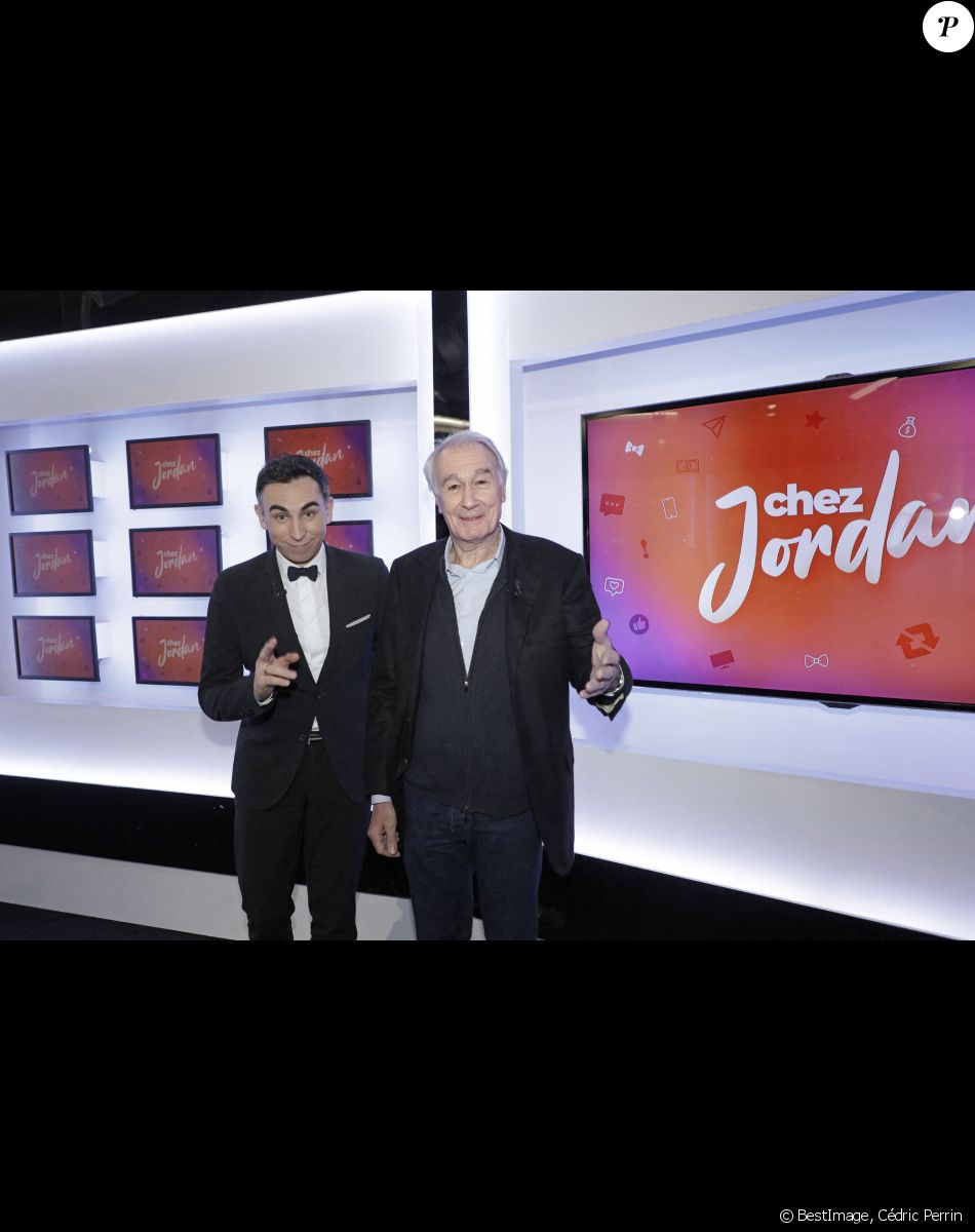 Exclusif - Elizabeth Teissier et Bernard Le Coq lors de l'enregistrement de l'émission "Chez Jordan", présentée par Jordan de Luxe. Paris, le 13 décembre 2022. © Cédric Perrin/Bestimage