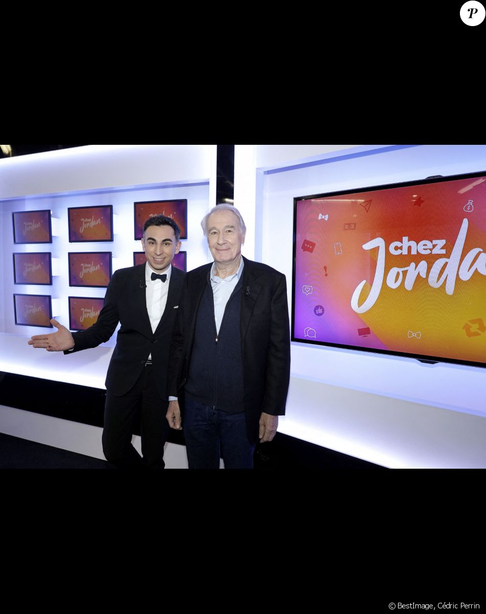 Exclusif - Elizabeth Teissier et Bernard Le Coq lors de l'enregistrement de l'émission "Chez Jordan", présentée par Jordan de Luxe. Paris, le 13 décembre 2022. © Cédric Perrin/Bestimage