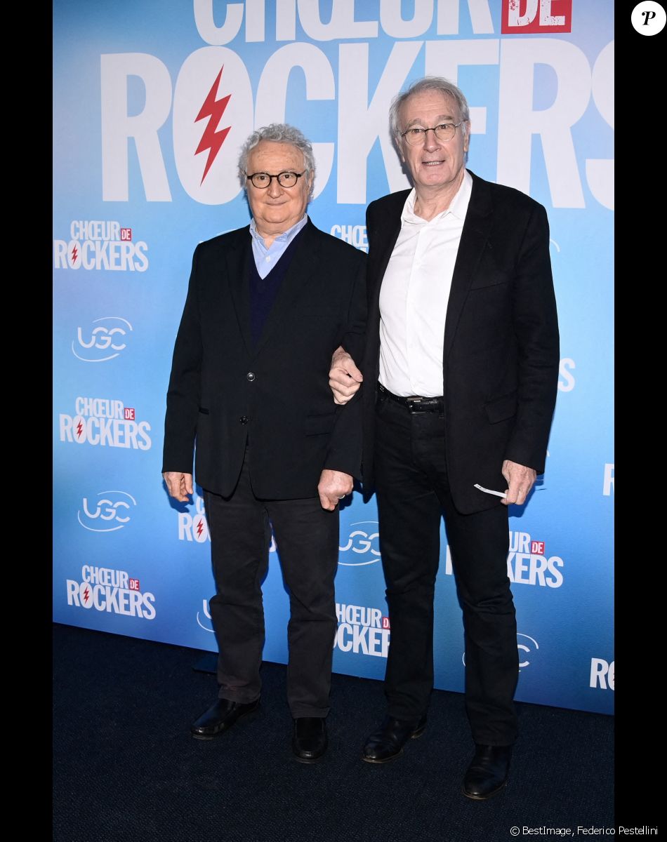 Daniel Prevost, Bernard Le Coq à l'avant-première du film "Choeur de Rocker" au Cinema UGC Normandie à Paris le 8 décembre 2022. © Federico Pestellini / Panoramic / Bestimage