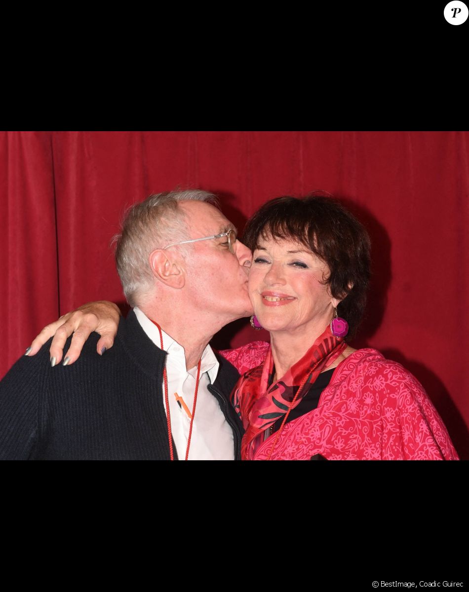 Bernard Le Coq, Anny Duperey lors de leur intronisation à l'académie Alphonse Allais au cabaret La Crémaillère à Paris le 20 janvier 2020. © Coadic Guirec / Bestimage