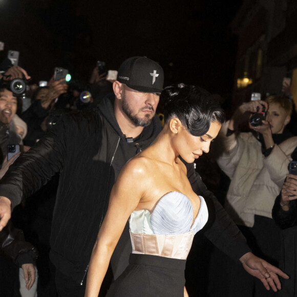 Kylie Jenner - Arrivées au défilé de mode Haute-Couture "Jean Paul Gaultier" lors de la fashion week de Paris. Le 25 janvier 2023 © JB Autissier / Bestimage