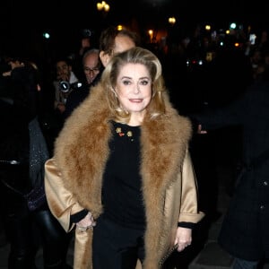 Catherine Deneuve - Arrivées au défilé de mode Haute-Couture "Jean Paul Gaultier" lors de la fashion week de Paris. Le 25 janvier 2023 © Veeren-Christophe Clovis / Bestimage